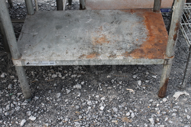 Stainless Steel Commercial Table w/ Metal Under Shelf. - Image 2 of 2