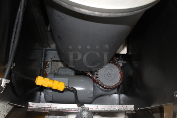 Atwood Scaleomatic S.300 Stainless Steel Commercial Floor Style Dough Divider Rounder on Commercial Casters. 220 Volts, 1 Phase. - Image 10 of 12