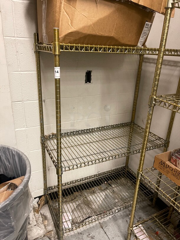 Clean! Stainless Steel Commercial Shelf NSF Gold Color - Image 2 of 5
