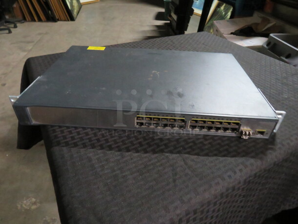 One Cisco Network Router. Model# WS-C3750V2-24PS-S. $6650.00
