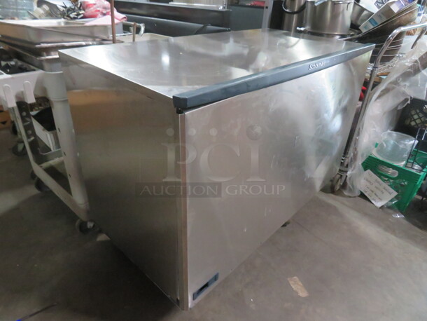 One Scotsman Prodigy Plus Ice Maker With Remote. Working When Removed! Model# C1848MR-32E. 208-230 Volt. 1 Phase. 48X25X29.  - Image 4 of 5