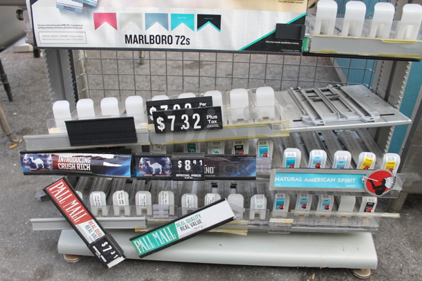 Commercial Stainless Steel Open Rack Cigarette Display Unit - Image 3 of 6