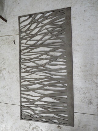 One Metal Wall Art. 60X30