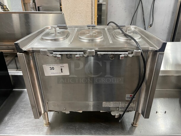 Working! Crathco CS-3L-16 Refrigerated Commercial Drink Dispenser w/ (3) 4 3/4 gal Bowls, Pre Mix, 120v - Image 1 of 10