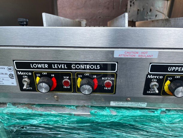 New! Merco Savory 2TSW 26 inch Pass Through Countertop Warmer Merchandiser G3B NSF 115 Volt Tested and Working! - Image 8 of 10