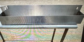One Stainless Steel Bottle Rail. 32X4X6