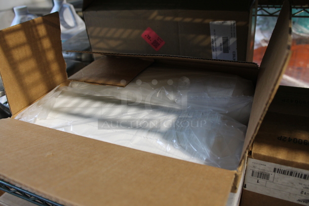 ALL ONE MONEY! Tier Lot of Various Items Including Stainless Steel Drop In Bins, Metal Cake Stand and NEW Vollrath Napkin Dispensers - Image 6 of 6