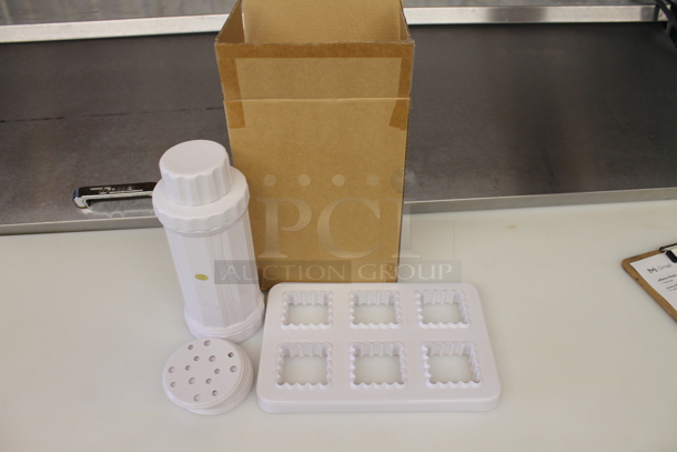 6 Cases of 12 BRAND NEW Pasta Pronto White Poly Gourmet Pasta Makers. Missing 1 Box. 6 Times Your Bid! - Image 1 of 7