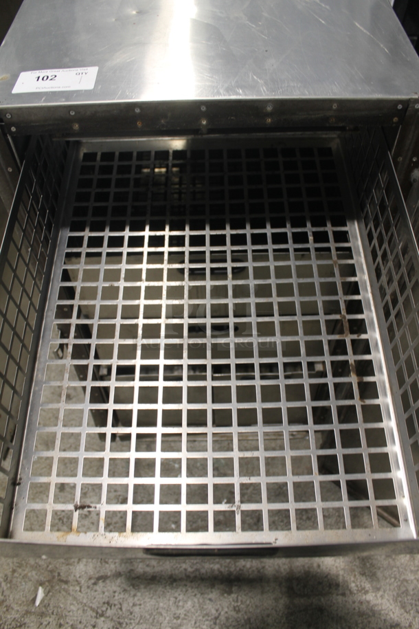 Stainless Steel Commercial Single Door Cooler or Freezer w/ 5 Metal Drawers. 115/200 Volts, 1 Phase. - Image 7 of 7