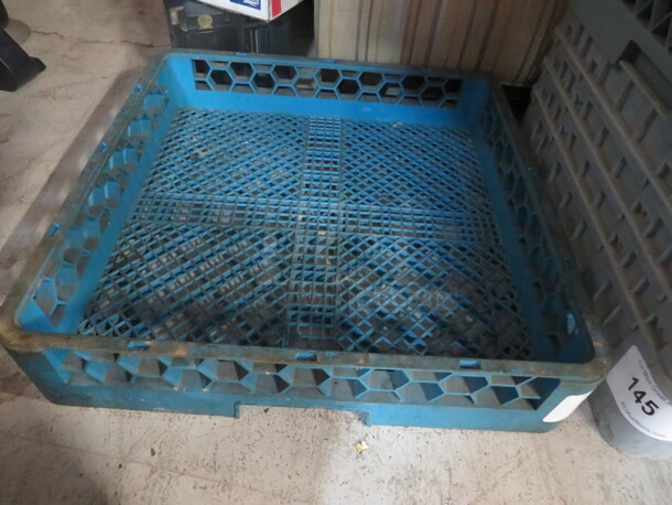 One Blue Dishwasher Rack.