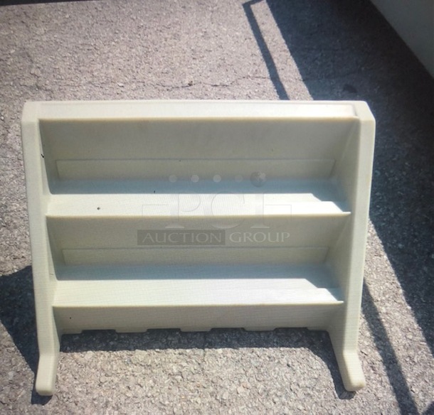 One Poly Cambro 2 Shelf. 23X15X14