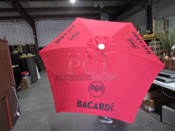 One NEW Bacardi Market Umbrella.