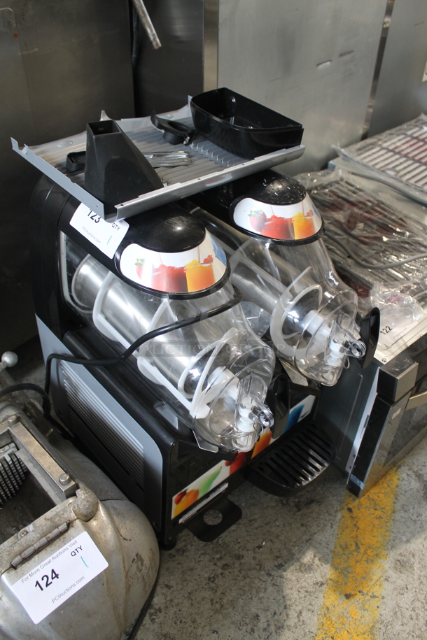 BRAND NEW SCRATCH AND DENT! Vollrath VCBA128-37 Metal Commercial Countertop 2 Hopper Slushie Machine. 115 Volts, 1 Phase. Tested and Working! - Image 3 of 9