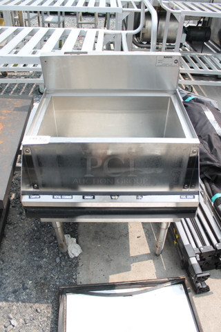 Krowne KR18-24-8 Stainless Steel Commercial Ice Bin w/ Speedwell.