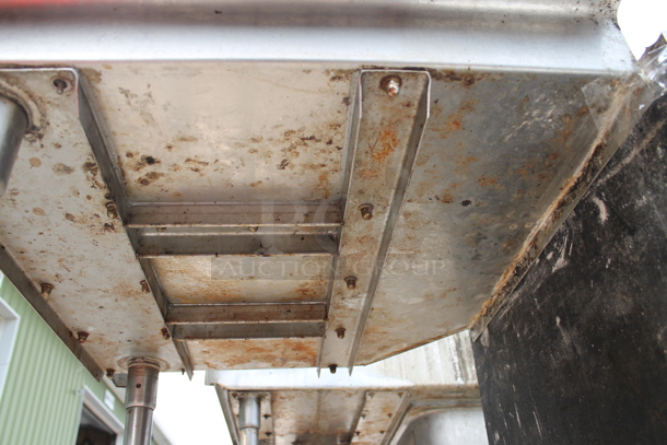 Stainless Steel Commercial Left Side Clean Side Dishwasher Table. - Image 3 of 3