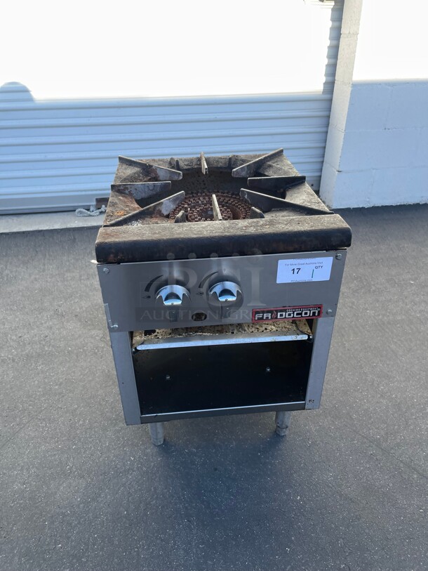 Clean! FRIDGCON FTSP-18-1 18 inch ONE BURNER STOCK POT RANGE Natural Gas NSF Great For Large Pots Tested and Working! - Image 2 of 6