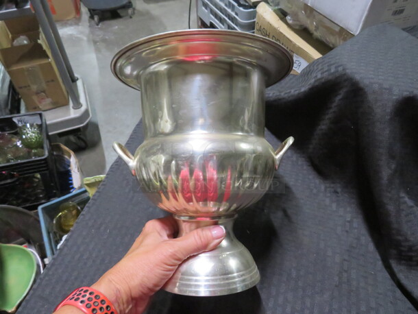 One Silver Plated Urn. 9X10 - Image 2 of 3