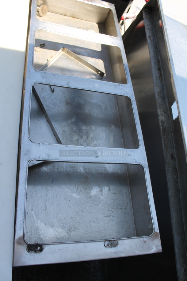 Eagle Stainless Steel Commercial Gas Powered 4 Well Steam Table w/ Cutting Board and Under Shelf. - Image 8 of 8