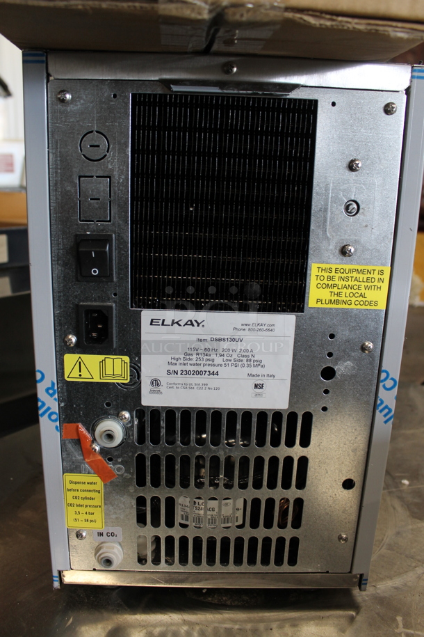BRAND NEW SCRATCH AND DENT! 2023 Elkay DSBS130UV Stainless Steel Commercial Filtered Refrigerated Water Dispenser. 115 Volts, 1 Phase. Tested and Working! - Image 6 of 6