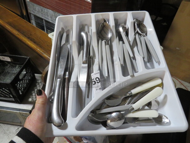 One Lot Of Assorted Flatware.