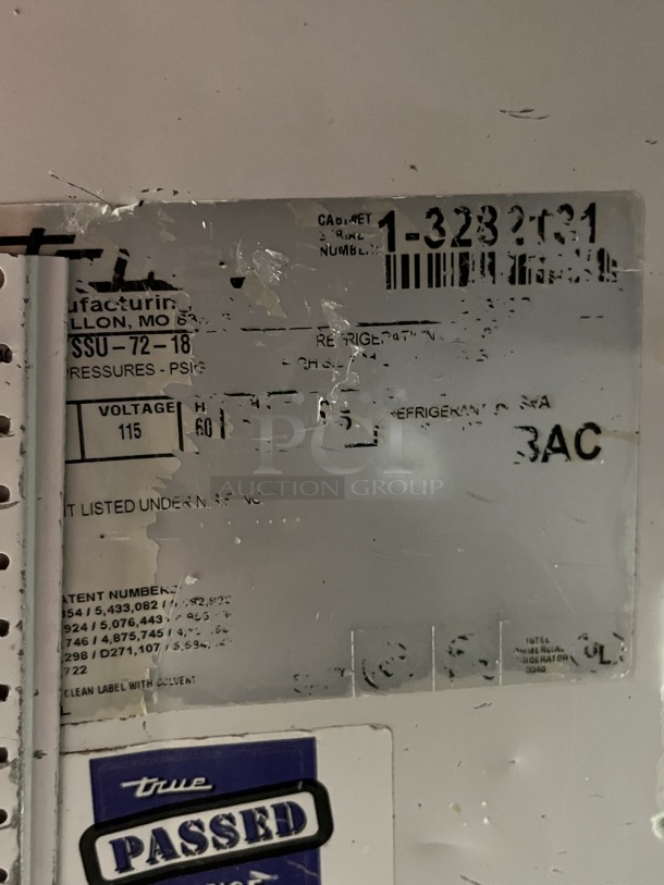 True Refrigerated 3 Dr. Prep Table, 115V - Image 2 of 4