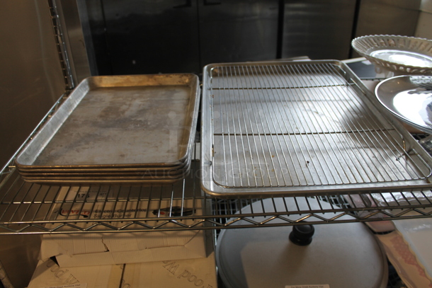 ALL ONE MONEY! Tier Lot of Various Items Including Metal Baking Pans and Cake Stands - Image 2 of 3