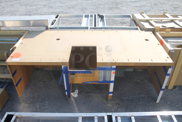 BRAND NEW! Wood Pattern Counter Frame. - Image 1 of 6