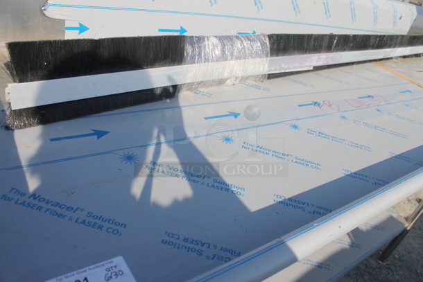 BRAND NEW! Stainless Steel Commercial Right Side Dirty Side Dish Table w/ Back Splash and Under Shelf. Bay 24x21.5 - Image 4 of 6