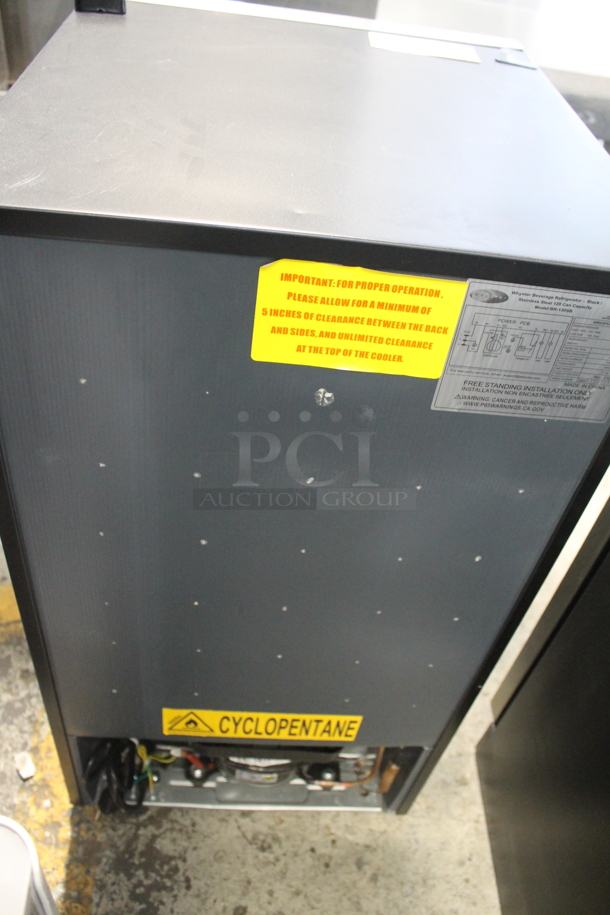 BRAND NEW SCRATCH AND DENT! Whynter BR-130SB Stainless Steel Commercial 120 Can Capacity Beverage Cooler Merchandiser. 115 Volts, 1 Phase. Tested and Working! - Image 4 of 7