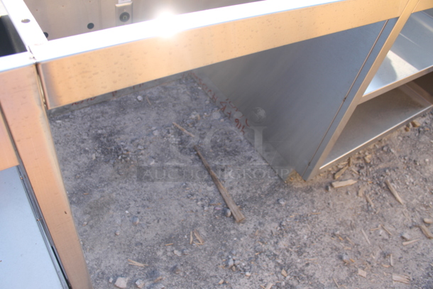 BRAND NEW! Stainless Steel Counter Frame w/ Under Shelf. - Image 5 of 9
