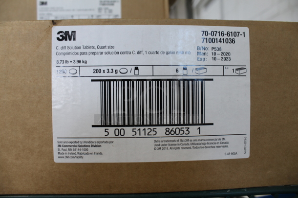 4 Boxes of 6 BRAND NEW IN BOX! 3M  C. diff Solution Tablets. 4 Times Your Bid! - Image 3 of 4
