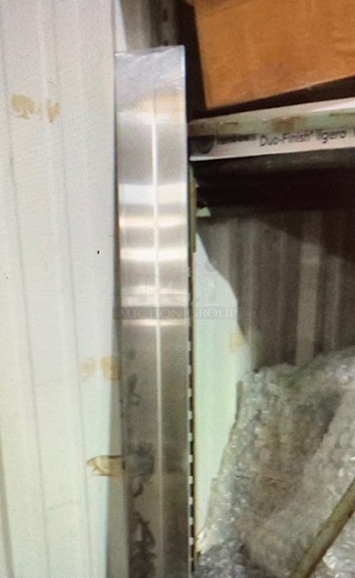 NEW 72 Inch Novacel Laser Fiber Stainless Steel Corners. 8XBID.