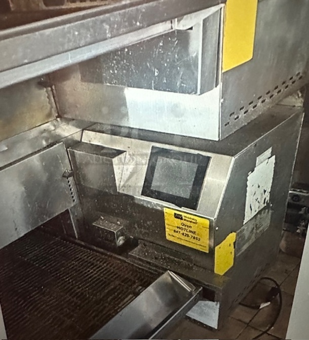 Middleby Marshall Natural Gas Conveyor Pizza Oven On Casters. Model# PS840G. Working When Removed. 78X57. 2XBID. You Will Receive 1 Double Stack Unit. - Image 2 of 2