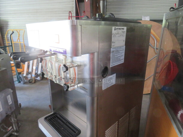 One Stoelting 2 Flavor Twist Soft Serve Machine On Casters. Unable To Test. 208-240 Volt. 1 Phase. Model# F231-1812-OL2. - Image 5 of 5