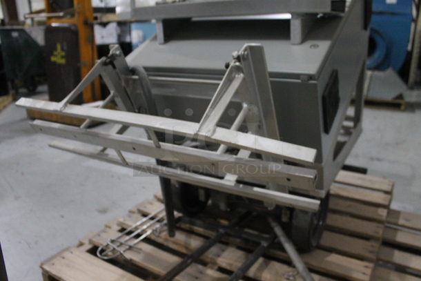 Gray Metal Commercial Unit w/ SealMaster SFT-10 5/8 Bolt Flange on Casters. - Image 8 of 9