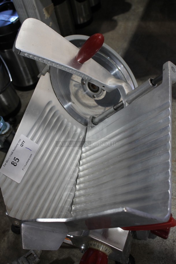 Berkel 827A Stainless Steel Commercial Countertop Meat Slicer. 115 Volts, 1 Phase. Tested and Working!  - Image 2 of 4