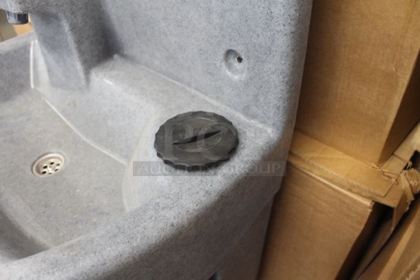 BRAND NEW SCRATCH AND DENT! Lavex Janitorial Mobile Hand Wash Station On Commercial Casters. Tested And Working!  - Image 7 of 9