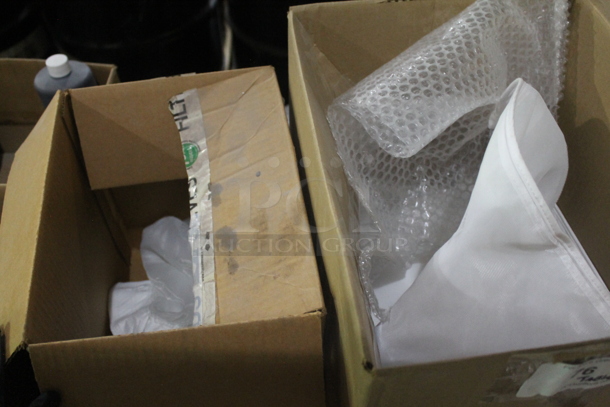 Metal Brown Desk w/ Contents Including Varnish, Liquid Rubber. BUYER MUST REMOVE. - Image 7 of 9