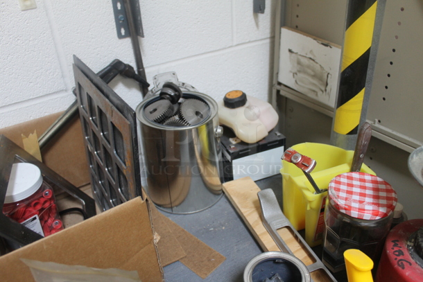 ALL ONE MONEY! Lot of Various Items Including Table, Chair and Buckets. BUYER MUST REMOVE. - Image 3 of 9