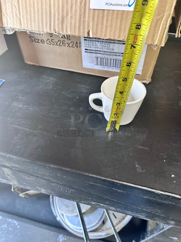 New! Libbey 840-110-004 7 oz Porcelana™ Tall Cup - Porcelain, Bright White NSF - Image 6 of 7