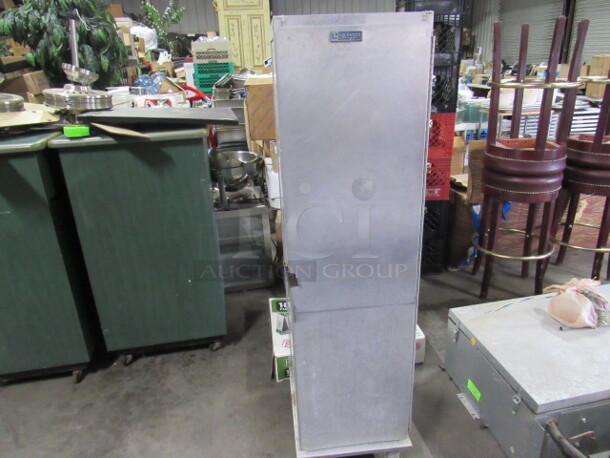 One Aluminum Lockwood Cabinet. 16X22X60 - Image 1 of 3
