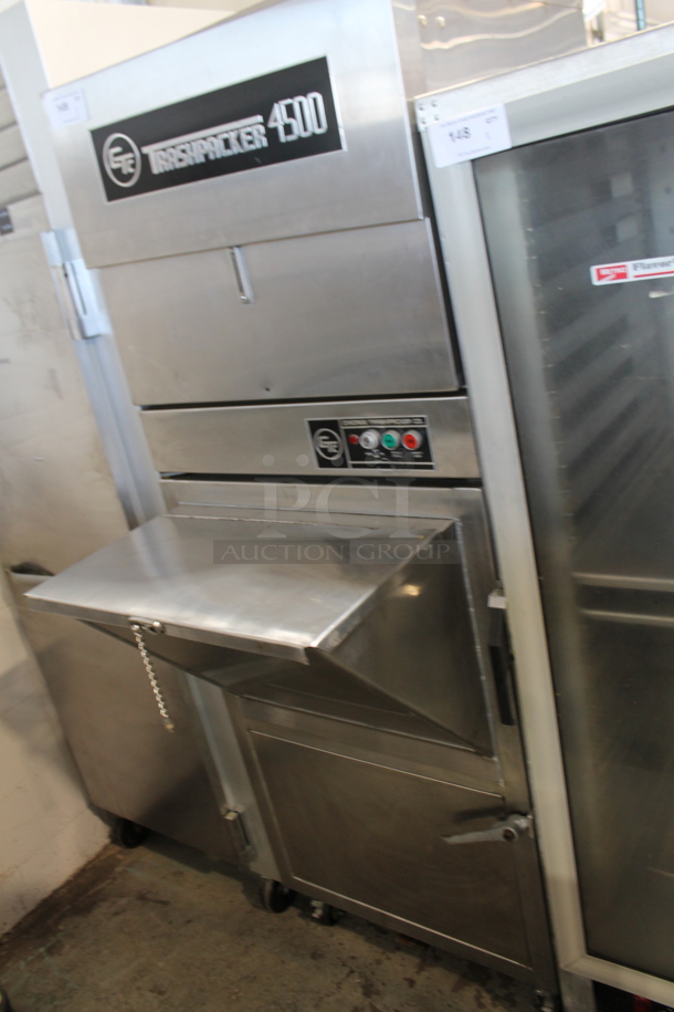 CTC Trashpacker 4500 Stainless Steel Commercial Vertical Trash Compactor. 115 Volts, 1 Phase. - Image 1 of 4