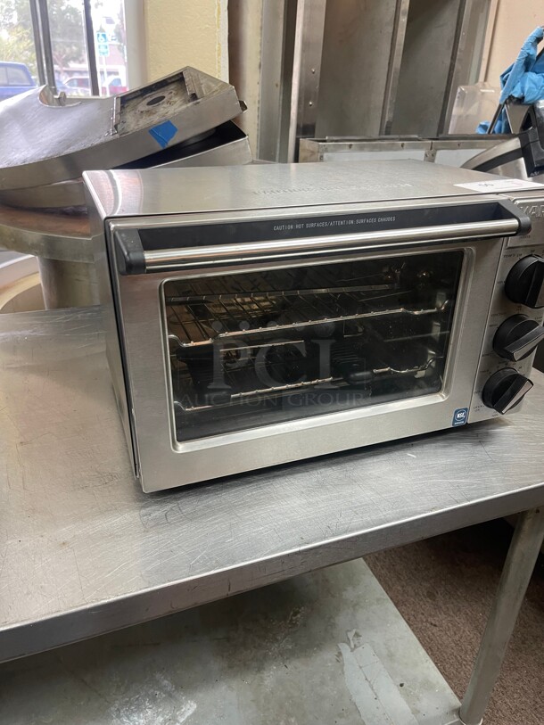New! Waring WCO250 Quarter-Size Commercial Countertop Convection Rapid Oven, With Two Shelves Rotisserie Oven 120v NSF Tested and Working!