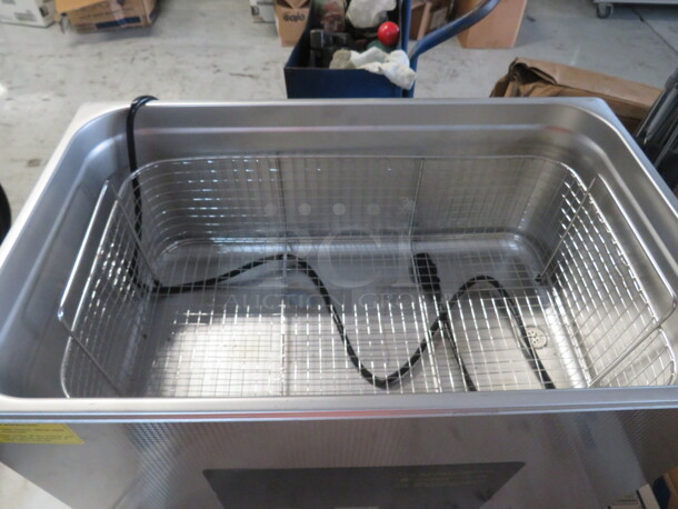 One NEW Stainless Steel Ultrasonic Cleaner. Model# CD-E30. 120 Volt. 600 Watt. 21X3X13 - Image 3 of 3