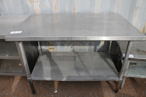 Stainless Steel Commercial Table w/ Under Shelf.
