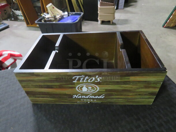 One Titos Vodka Bar Caddy