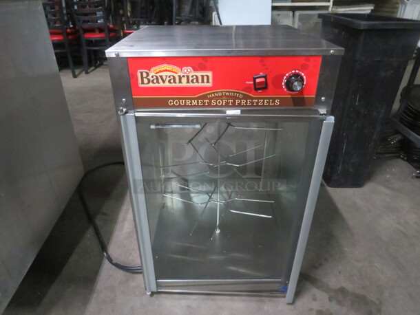 One Bavarian Gourmet Pretzel Warming Cabinet. Model# OOJJ825. 120 Volt. 19X20X30 - Image 1 of 2