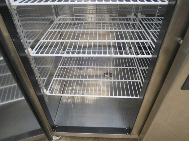 One SS Blue Air 3 Door Freezer With 11 Racks On Casters. Model# BSF72T. 115/208-230 Volt. 81X31X81.5 - Image 4 of 4