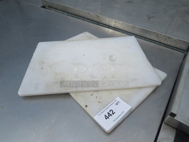 12X18 White Cutting Board. 2XBID - Image 1 of 1