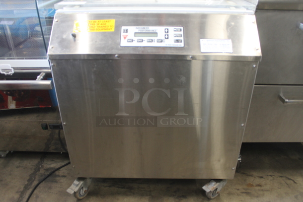 Hi-Tech Vacuum Inc RB 0021 B 325 BMXX Stainless Steel Commercial Single Chamber Vacuum Sealer on Commercial Casters. Tested and Powers On - Image 5 of 11